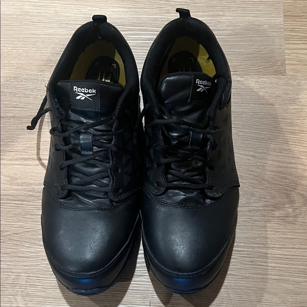 Reebok Men's Black Steel Toe Athletic Shoes